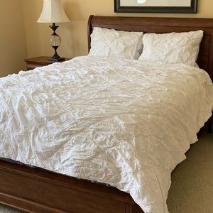 Pin-tuck Cotton duvet cover